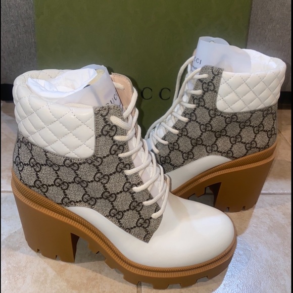 Authentic Gucci Womens GG Ankle Boot Size 39 - Picture 8 of 12
